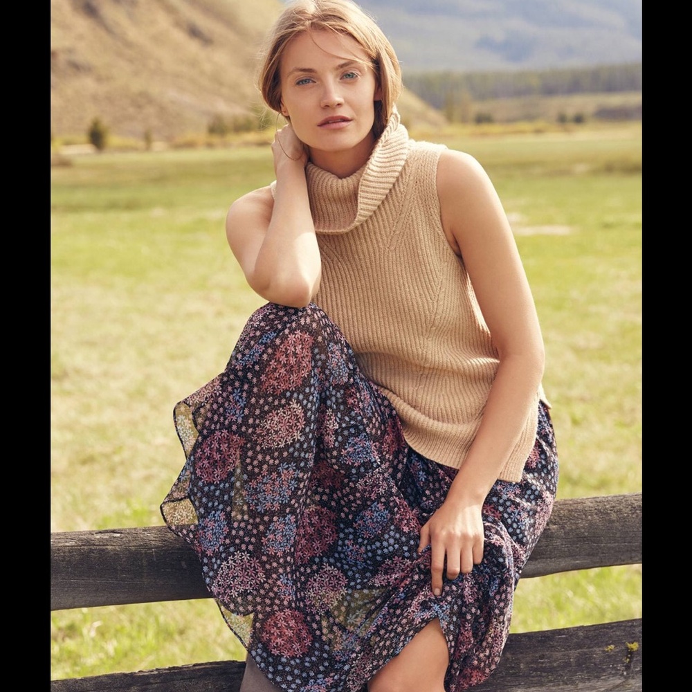 NWT Maeve Anthropologie Maxi Skirt
